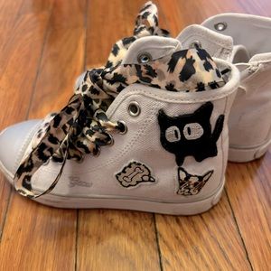 Geox girls high top sneakers